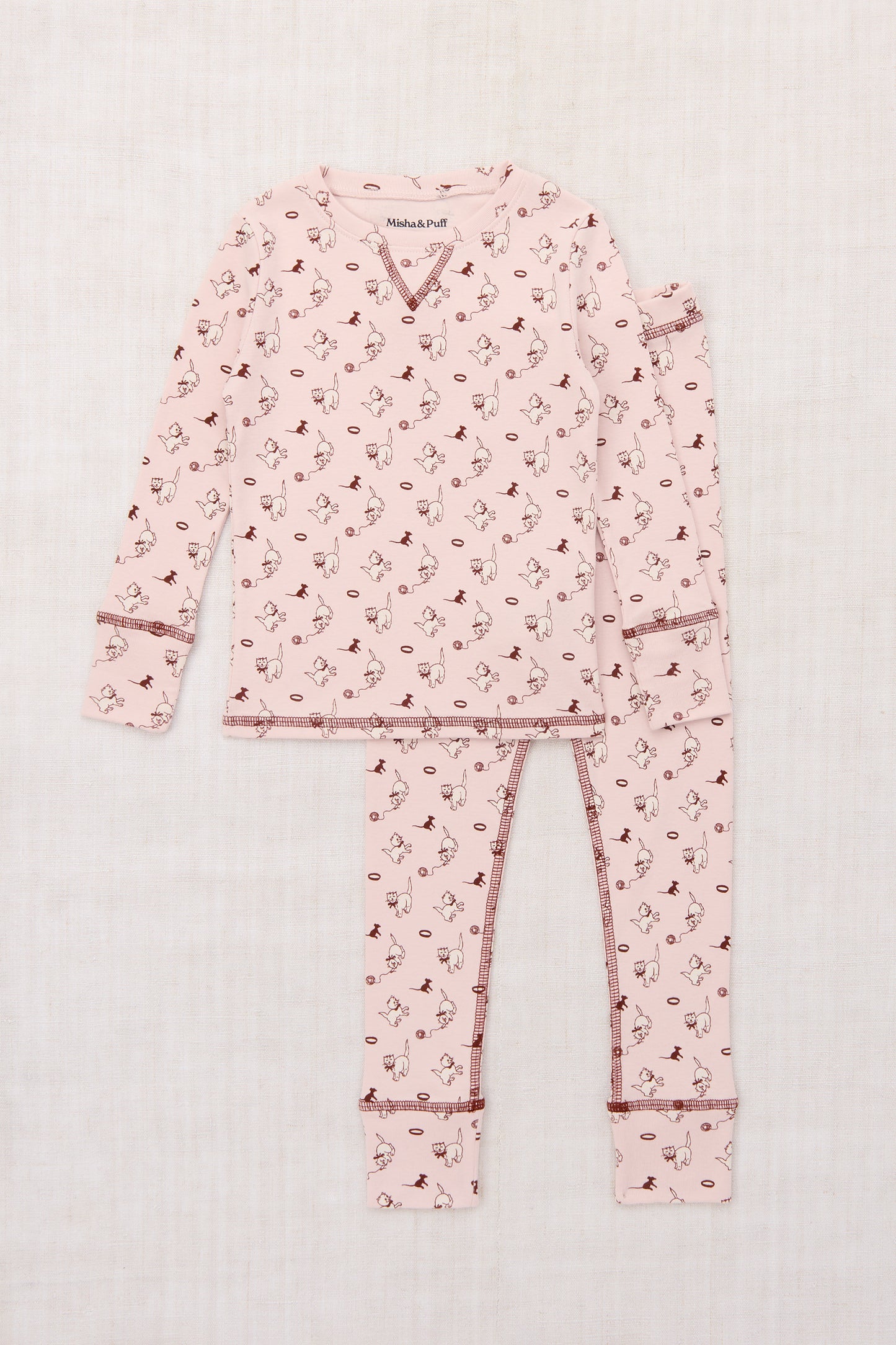 +Misha&Puff+ PAJAMA SET | CANDYFLOSS CAT & MOUSE