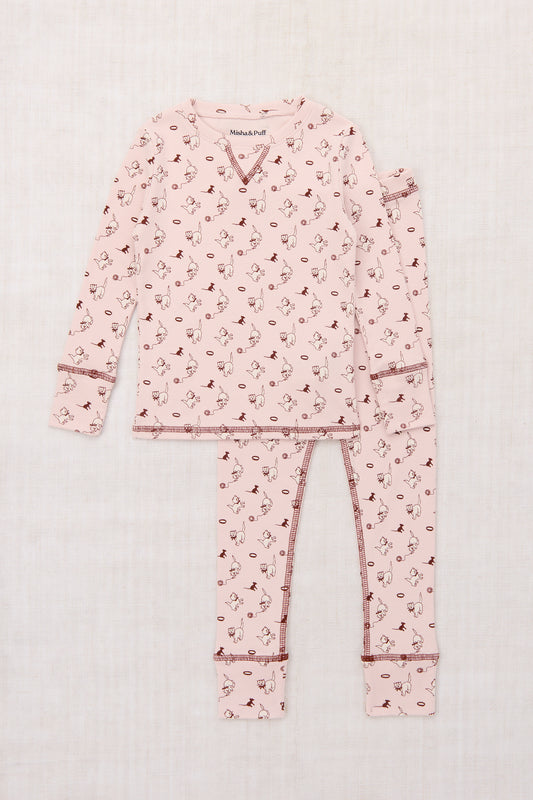 +Misha&Puff+ PAJAMA SET | CANDYFLOSS CAT & MOUSE