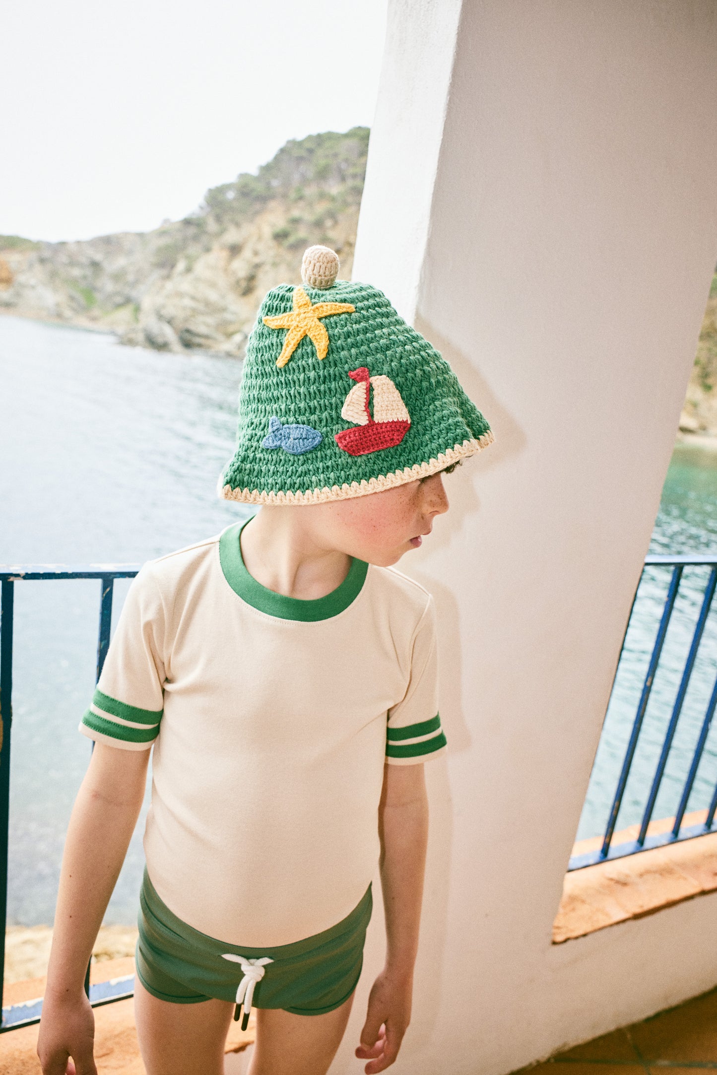 +Misha&Puff+ Seaside Beach Hat - Lawn