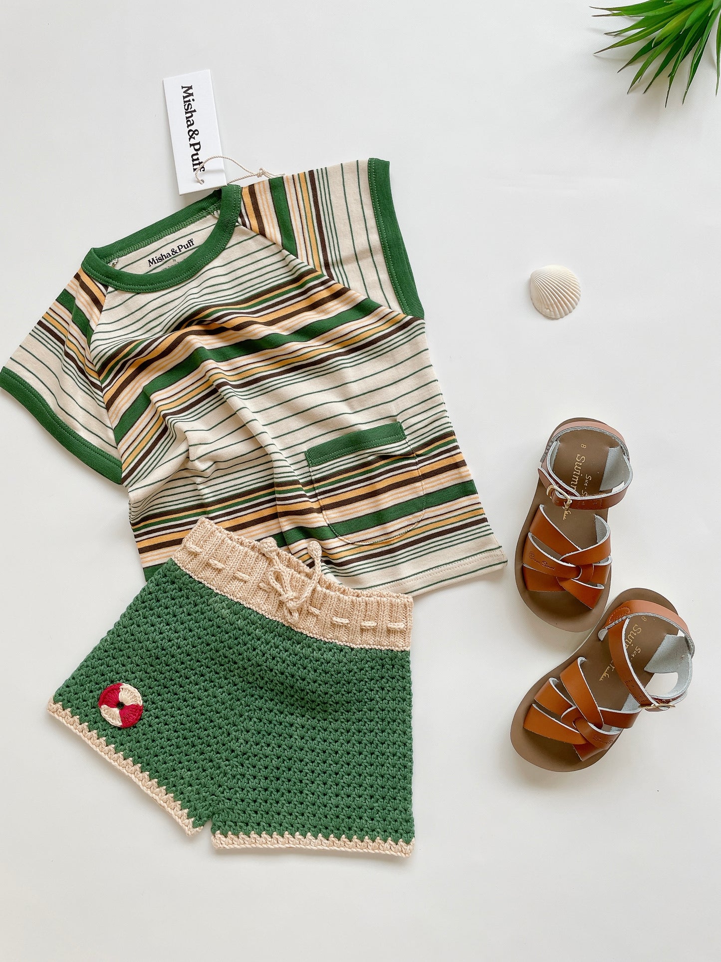 +Misha&Puff+ Seaside Starboard Short - Lawn