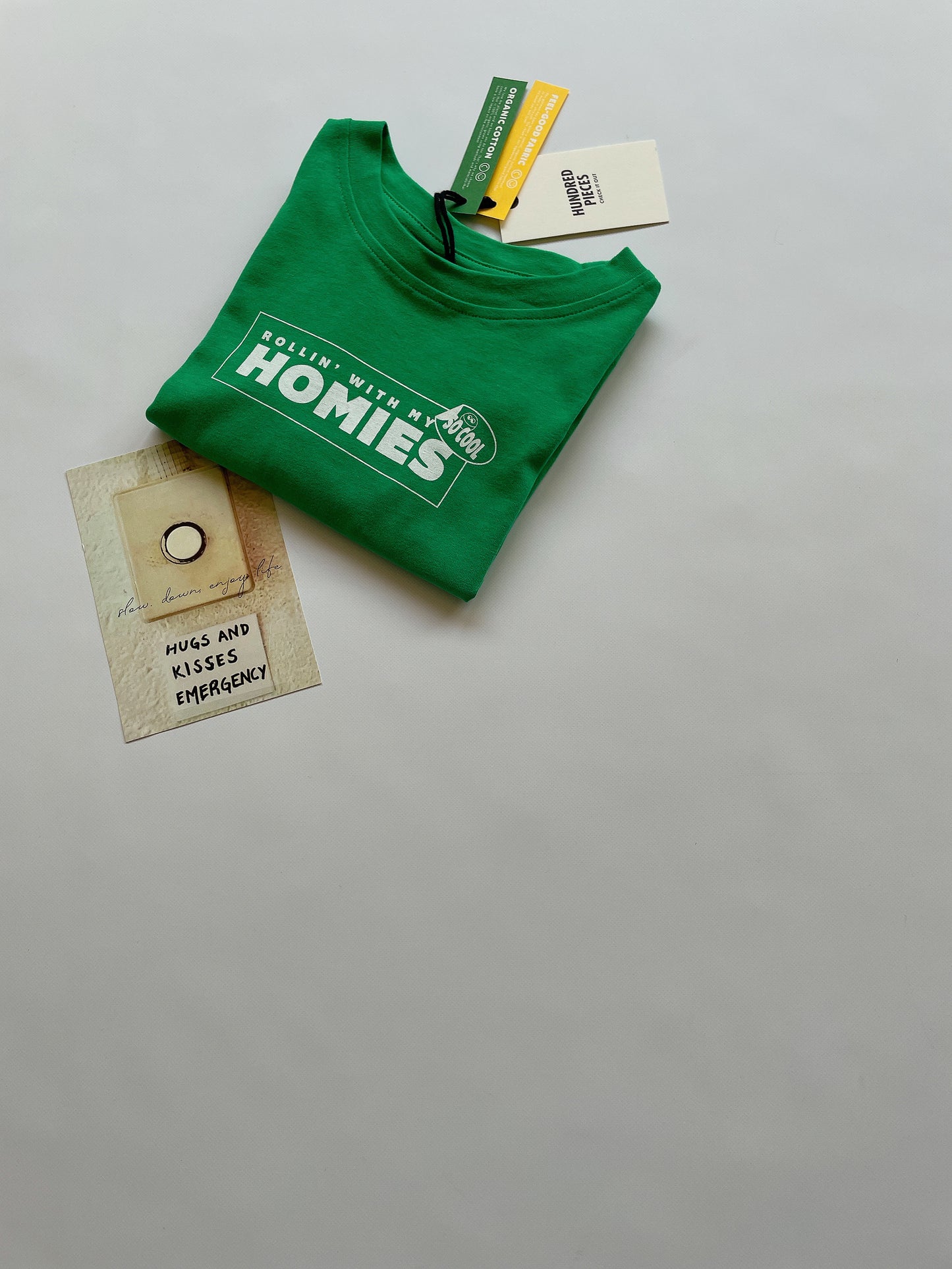 +Hundred Pieces+ Organic cotton loose T-shirt - Green | 3y