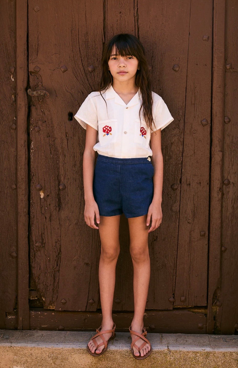 +Birinit Petit+ Denim shorts