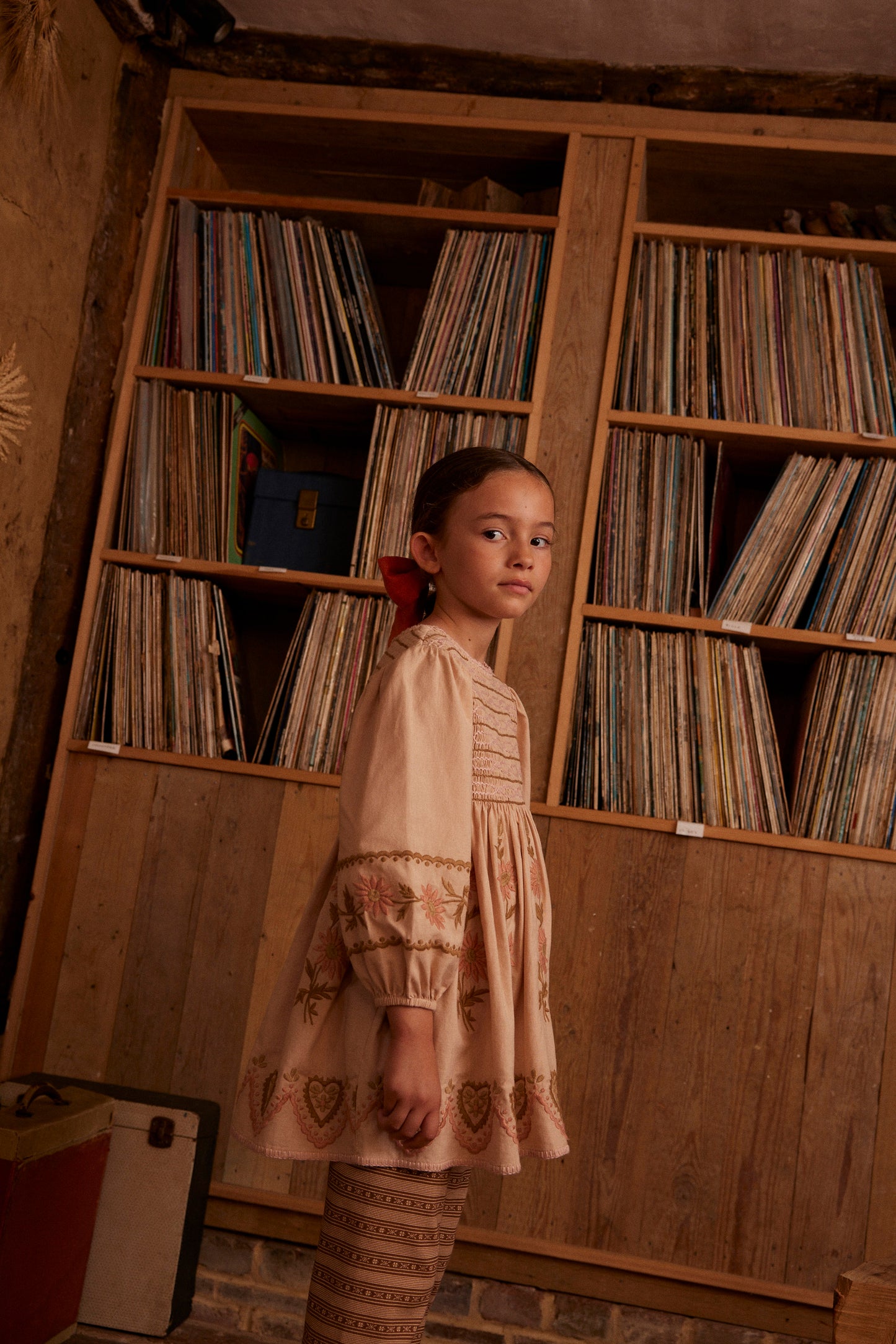 +Apolina+ PENNY SMOCK DRESS - PINK BEIGE
