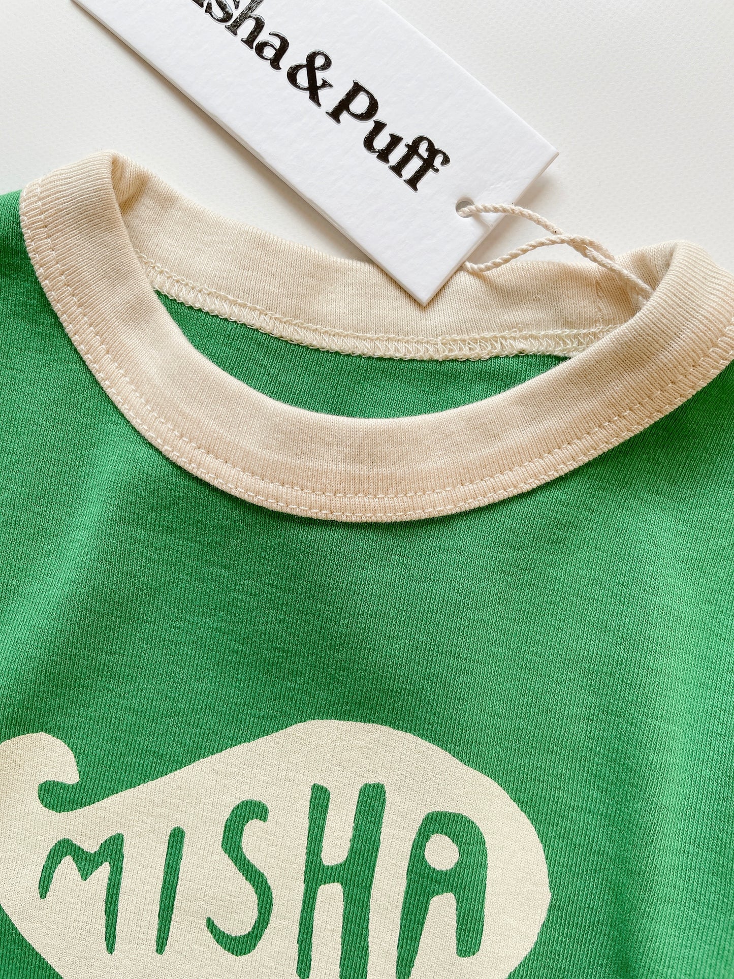 +Misha&Puff+ Groovy Paisley Ringer Tee - Bottle Green