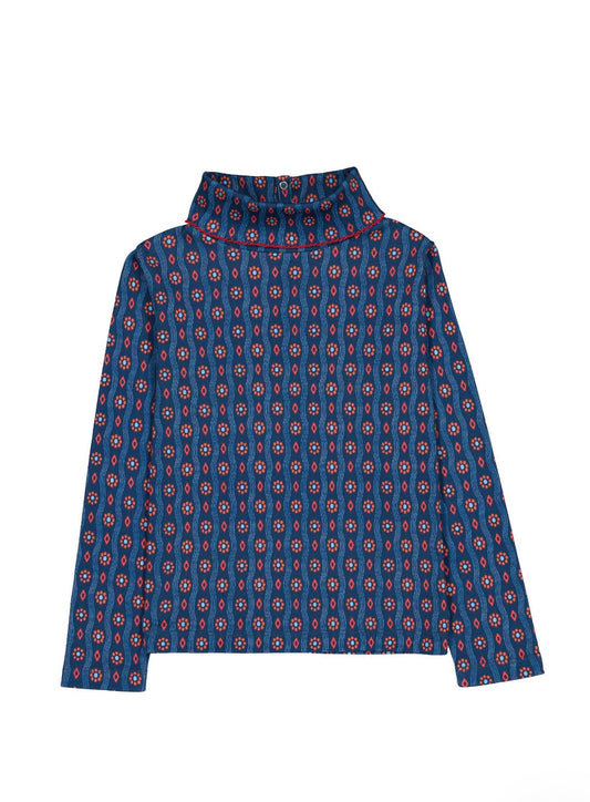 +Hello Simone+ Twiggy turtleneck Wavy Navy