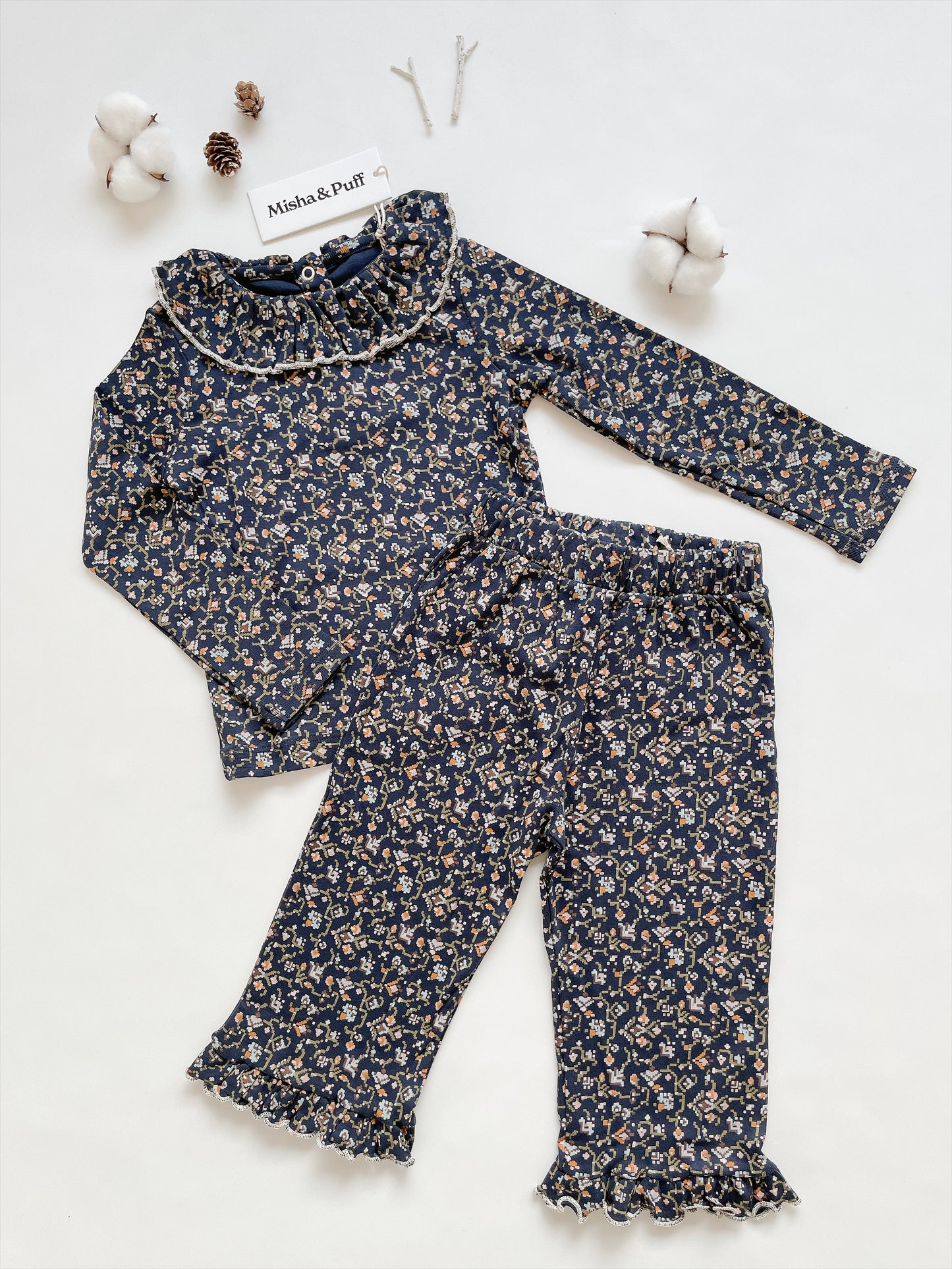 +Misha&Puff+ RUFFLE PEDAL PUSHER | ASTRONOMY MILLEFLEURS
