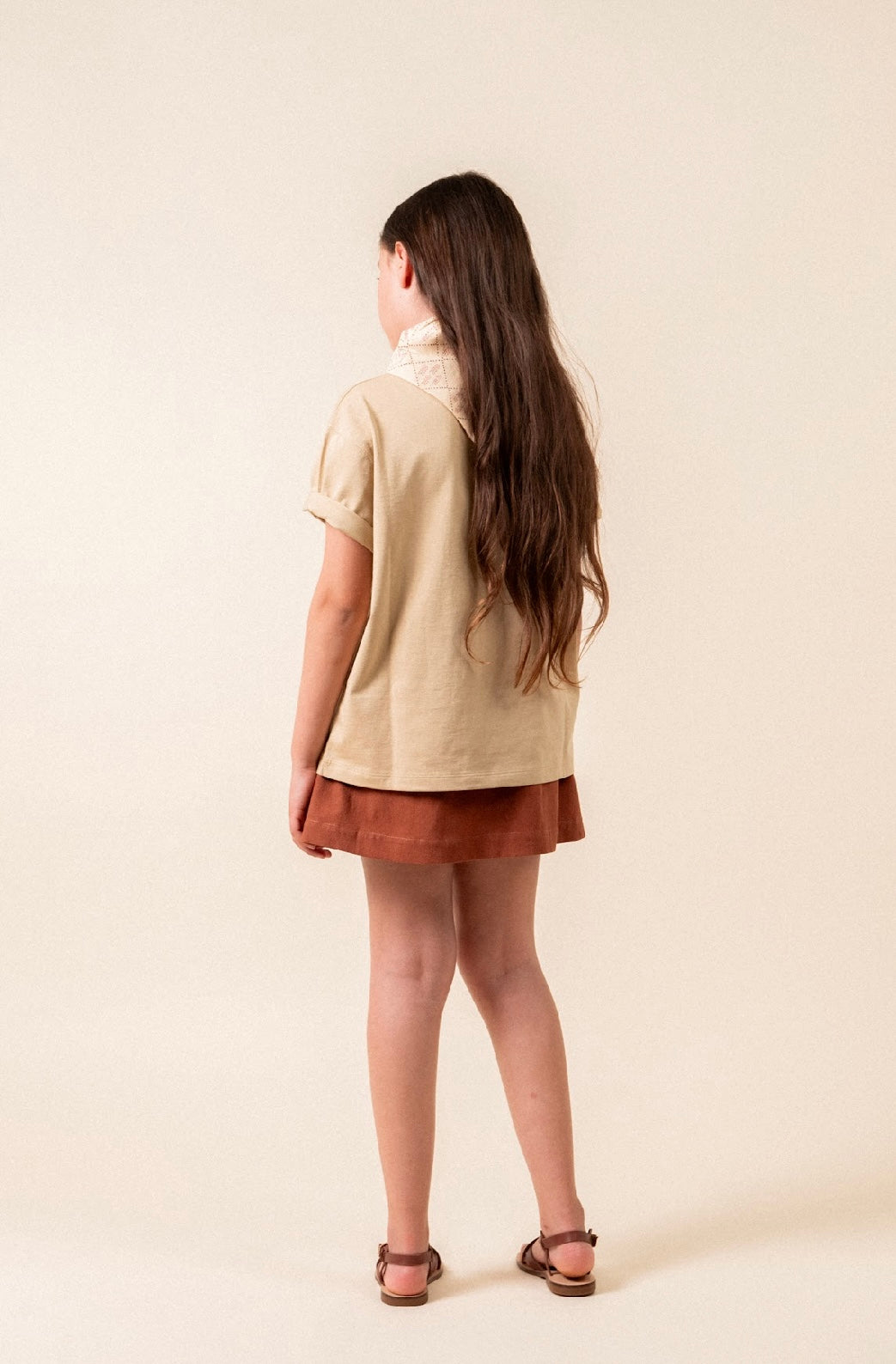 +Birinit Petit+ Chocolat mini skirt