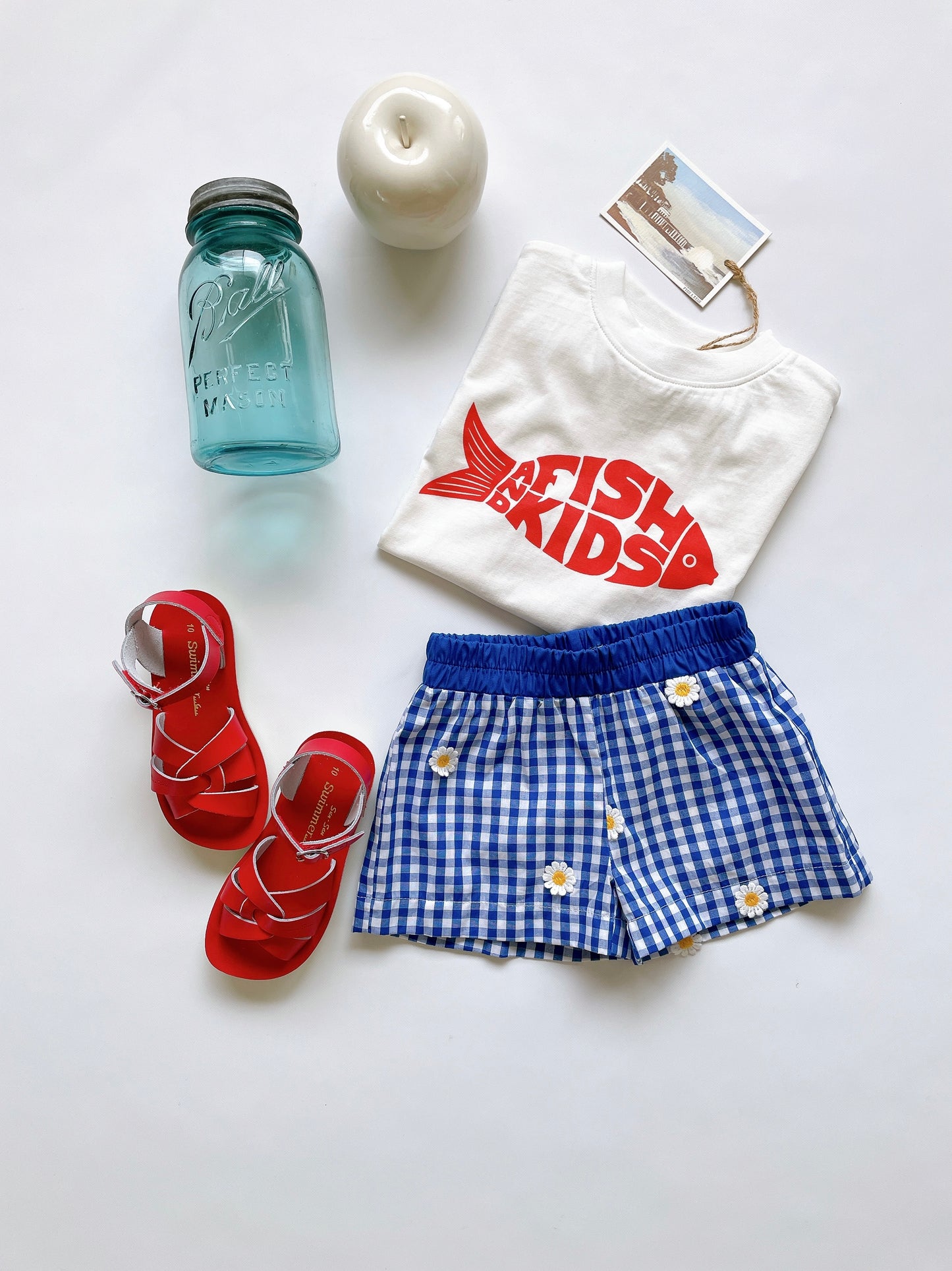 +Salt Water Sandal+ swimmer - red【8004】