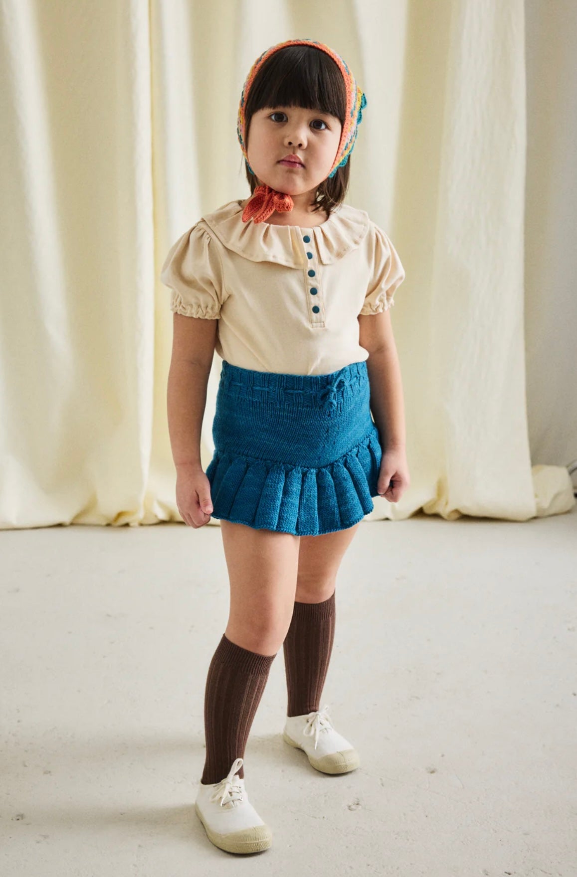 +Misha&Puff+ Skating pond skirt - Prussian Blue