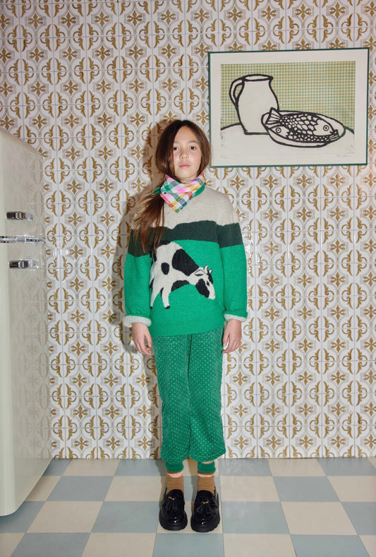 +FISH&KIDS+ COW KNIT