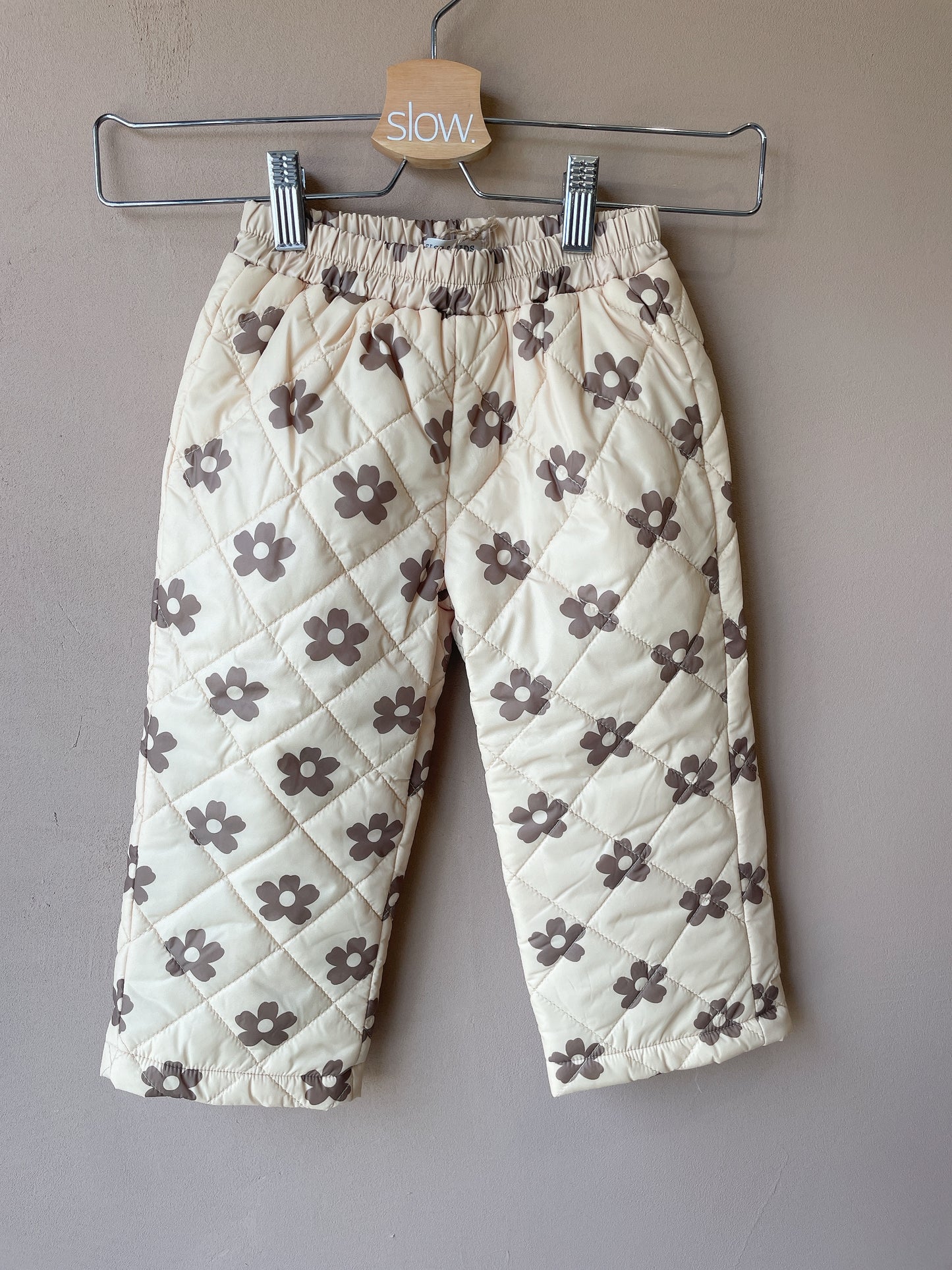 +FISH&KIDS+ FLOWERS NYLON PANTS