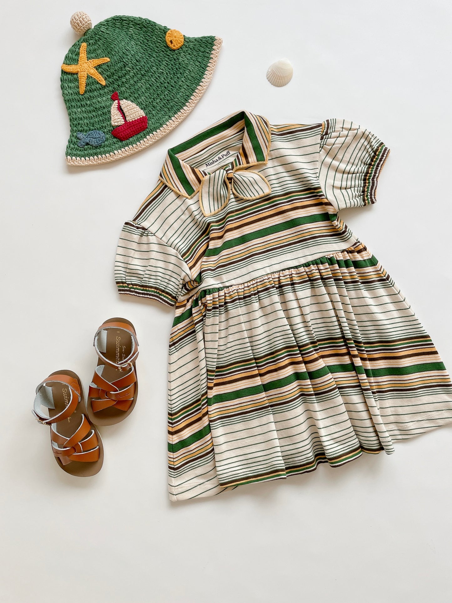 +Misha&Puff+ Seaside Beach Hat - Lawn