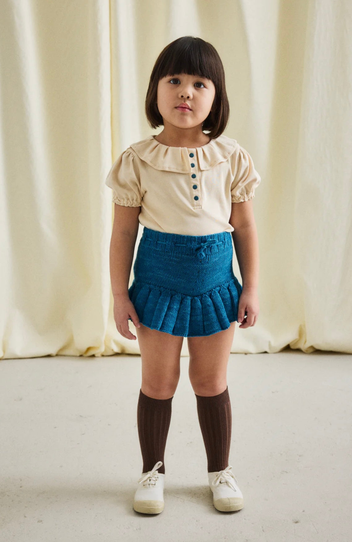 +Misha&Puff+ Skating pond skirt - Prussian Blue