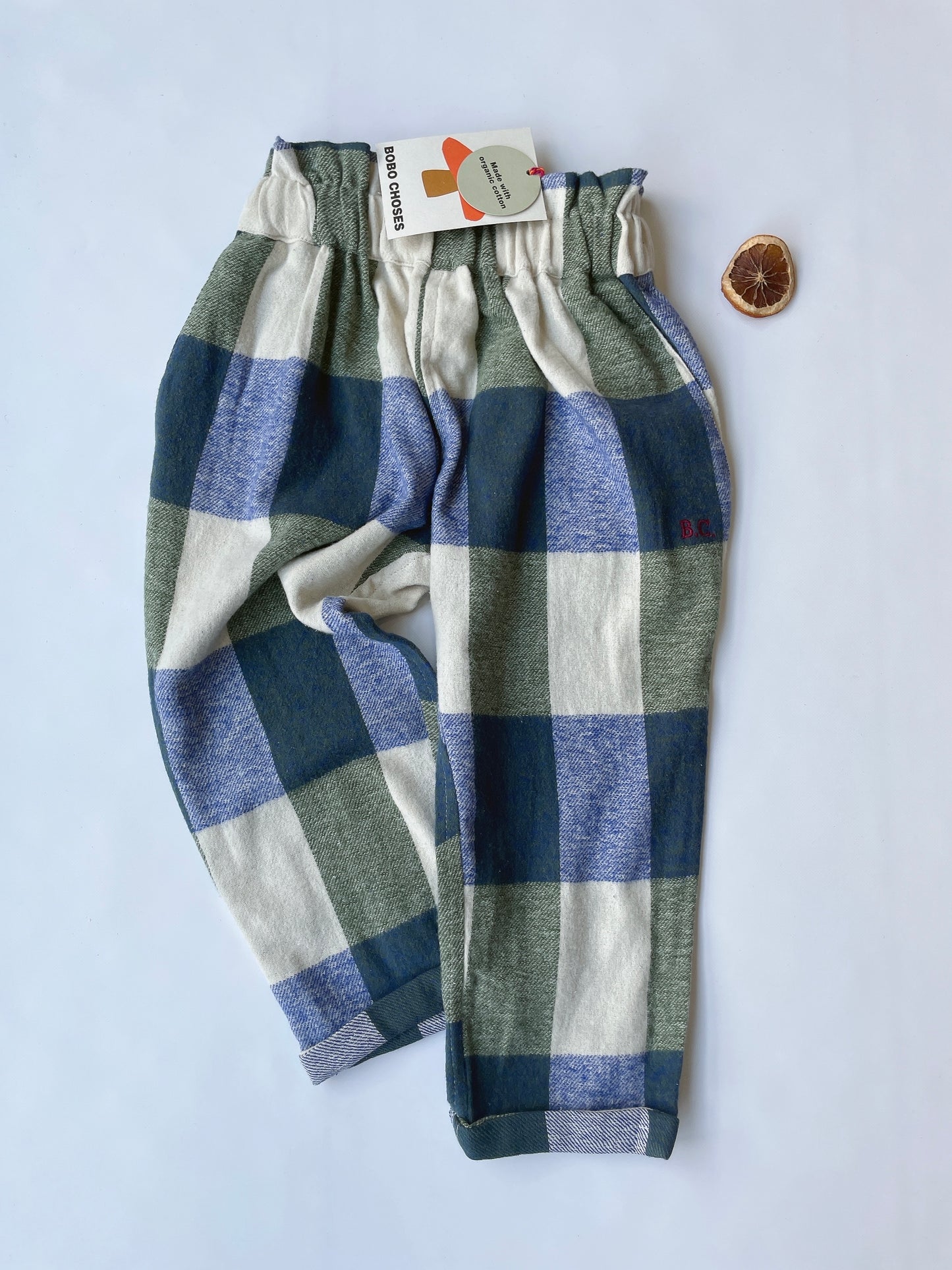 +Bobo Choses+ Plaid Check jacquard pants | 2-3y