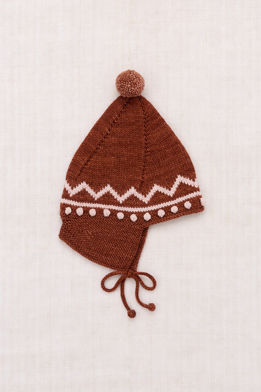 +Misha&Puff+ ZIG ZAG POINTY PEAK HAT | CEDAR