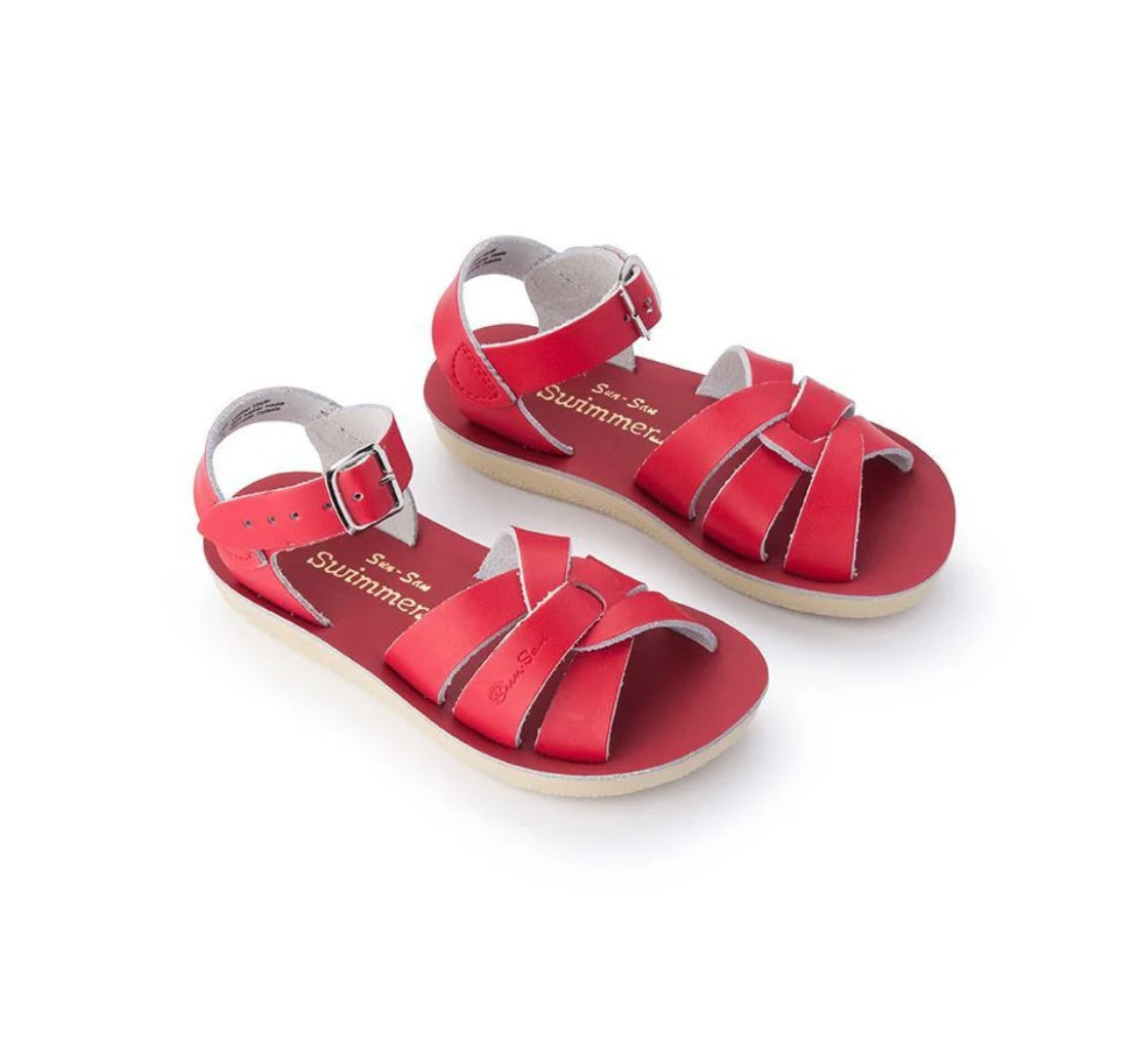 +Salt Water Sandals+ swimmer - red【8004】