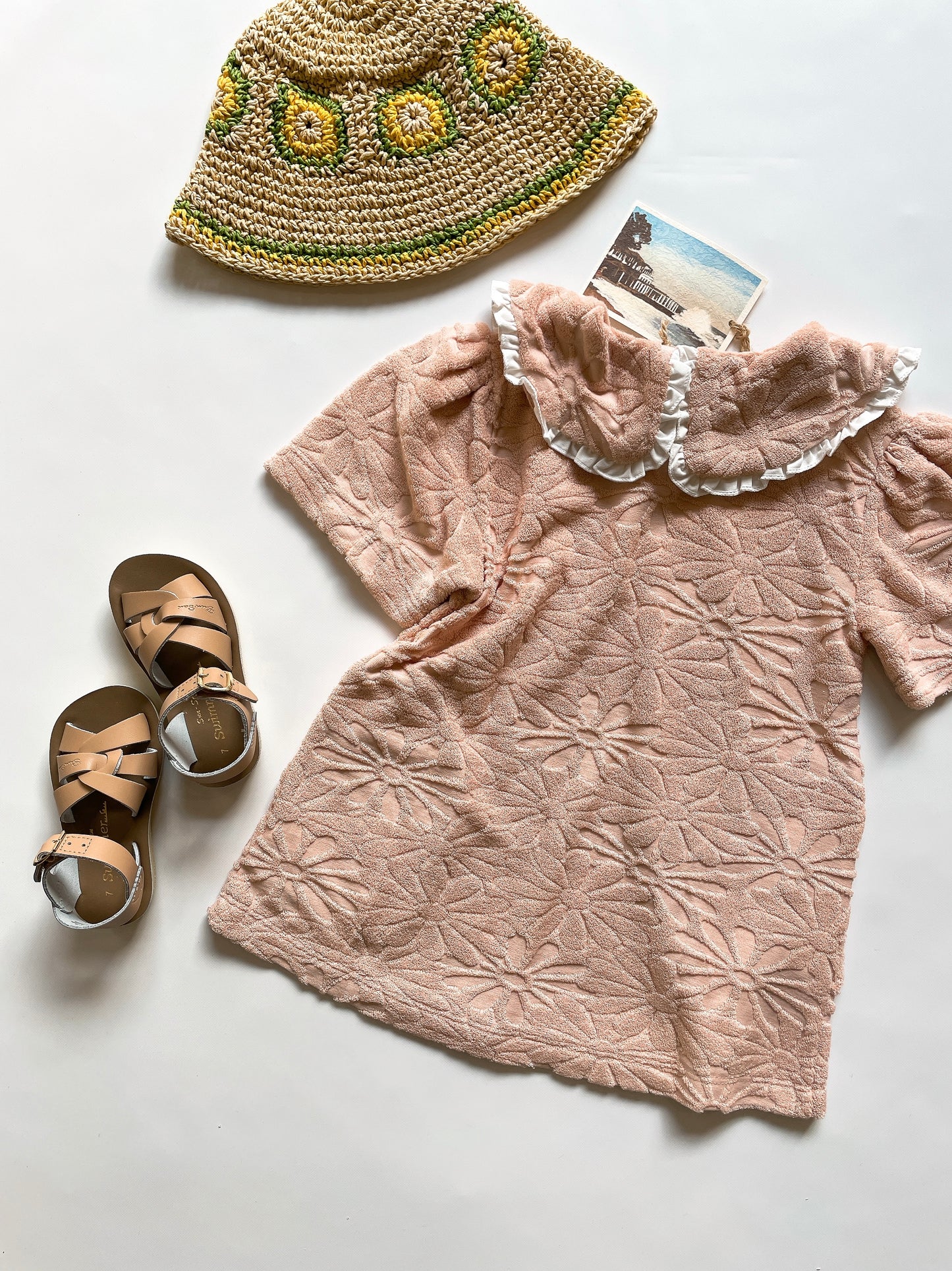 +FISH&KIDS+ Towel Dress - Pink