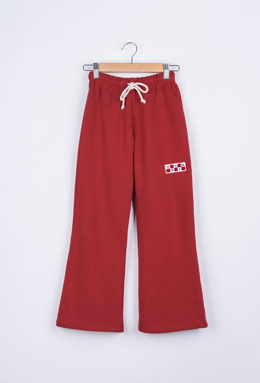 +Tom & Boy+ RED FLARE PANTS