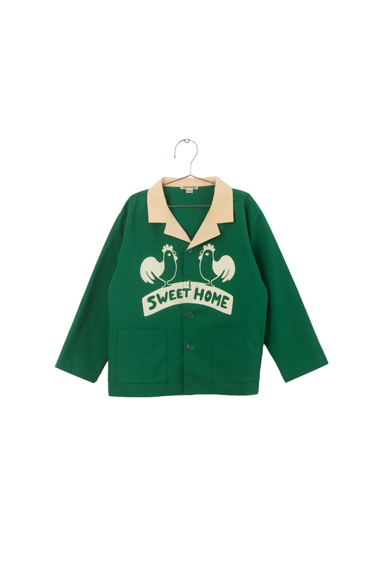 +FISH&KIDS+ SWEET HOME SHIRT - green