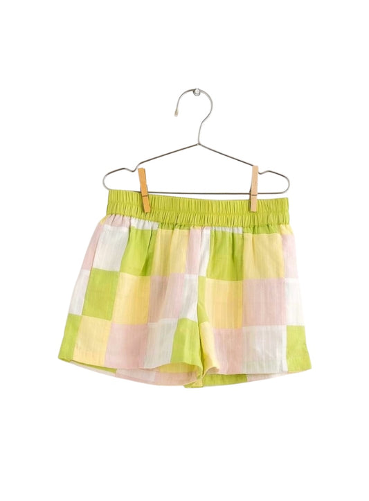 +FISH&KIDS+ PASTEL PATCHWORK SHORTS