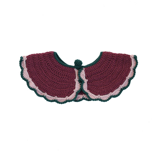 +Kalinka+ Peony Collar - Plum