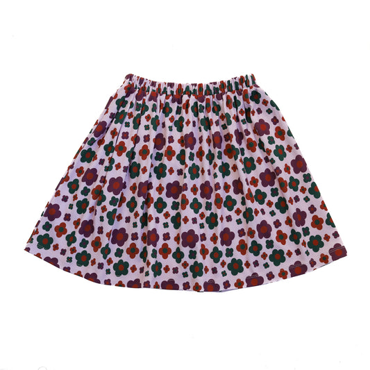 +Kalinka+ Flower Skirt - Rose/Plum