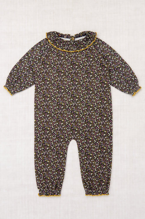 +Misha&Puff+ Pierrot onesie - Carbon Periwinkle Mini Floral