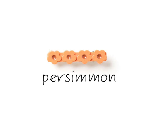 +Wunderkin Co.+ Flower hair clip | persimmon