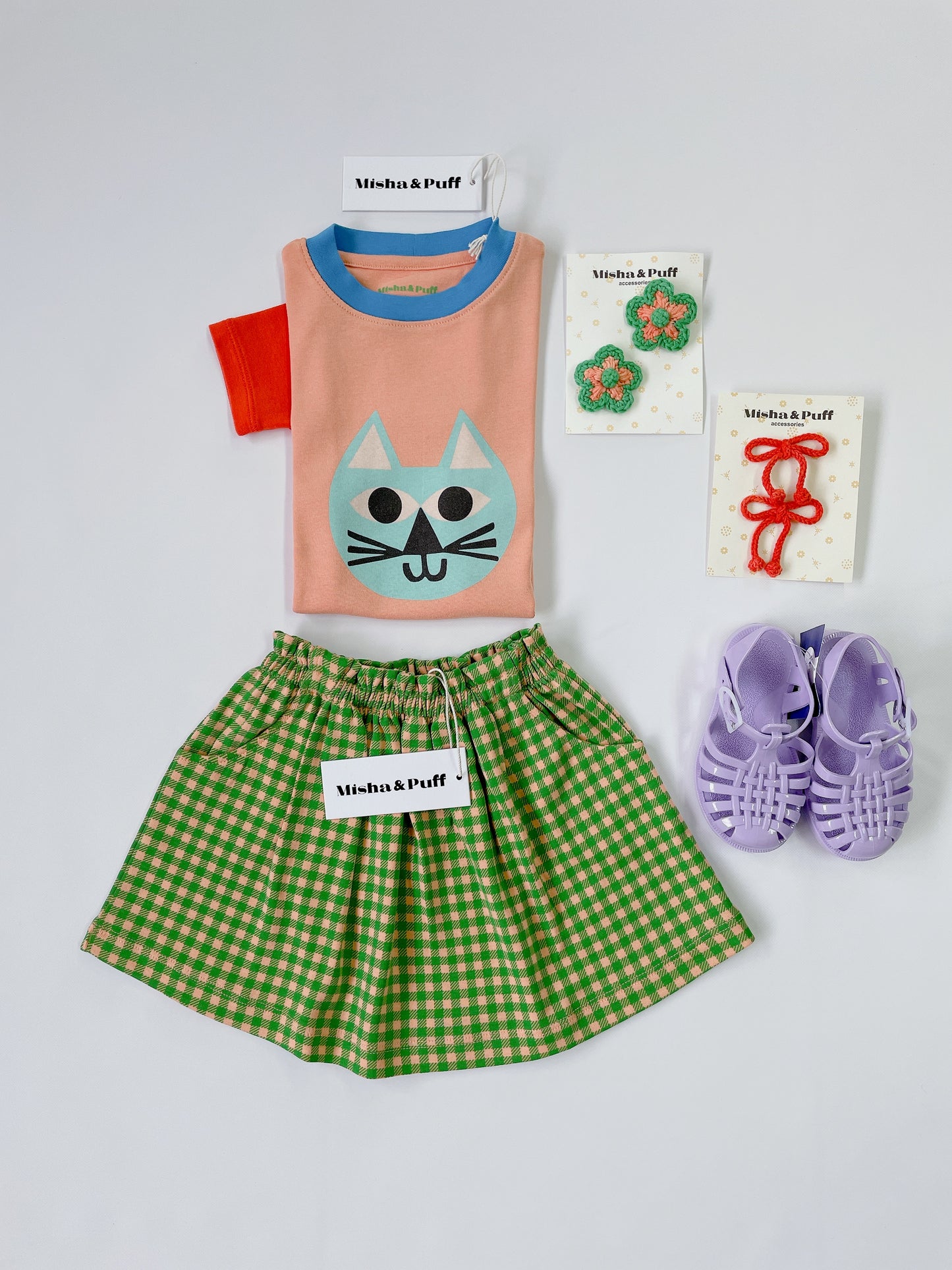 +Misha&Puff+ Charlotte skirt - flamingo picnic