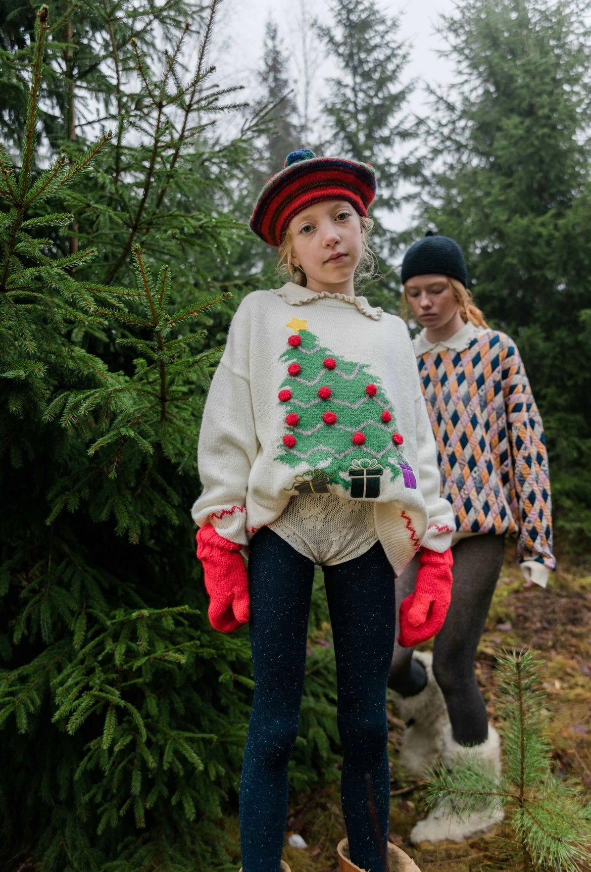 +FISH & KIDS+ Christmas Tree Sweater