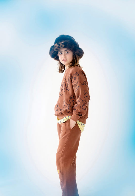 +Fresh Dinosaurs+ FD BROWN PANTS | 12y