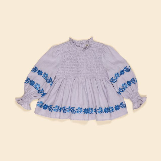 +Apolina+ MIA BLOUSE | VIOLET CREME