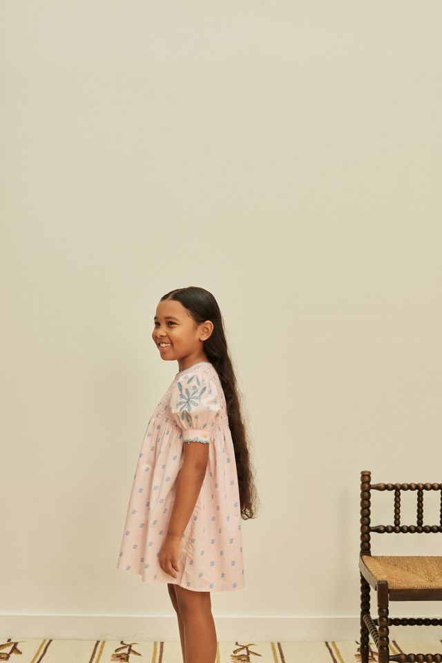 Apolina+ NOEMIE DRESS | Studio Calico Pink – slow. editions