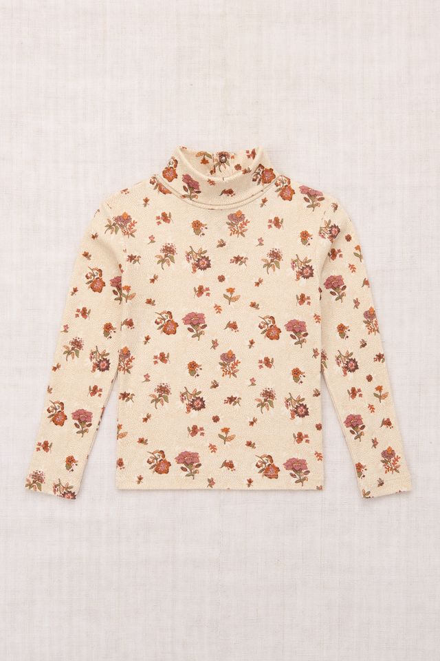 +Misha&Puff+ TURTLENECK | STRING/ANTIQUE ROSE HOLYOKE FLORAL