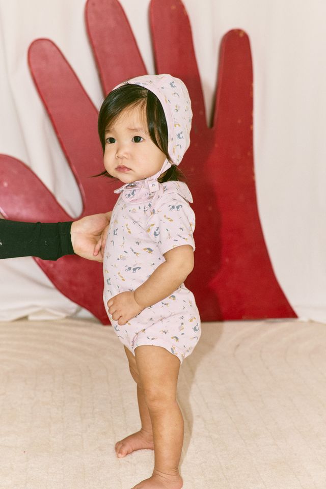 +Misha&Puff+ BABY PETIT COLLAR ONESIE | AURA CIRCUS