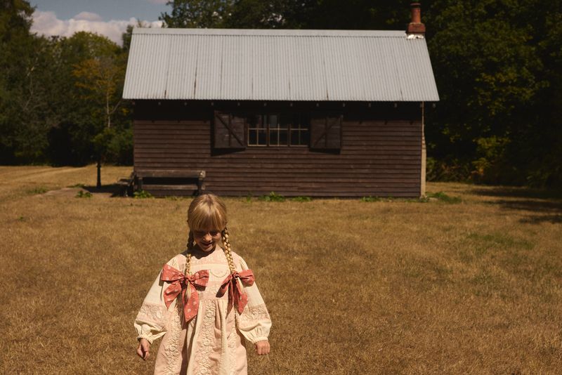 +Apolina+ WILMA DRESS | DRIED ROSE/CREAM
