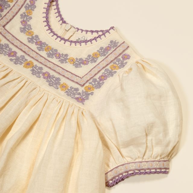 +Apolina+ PATSY RIBBONS DRESS | CREAM