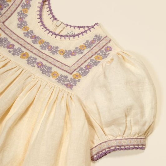 +Apolina+ PATSY RIBBONS DRESS | CREAM