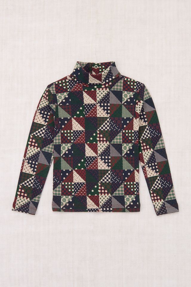 +Misha&Puff+ Turtleneck - Madder Root Patchwork