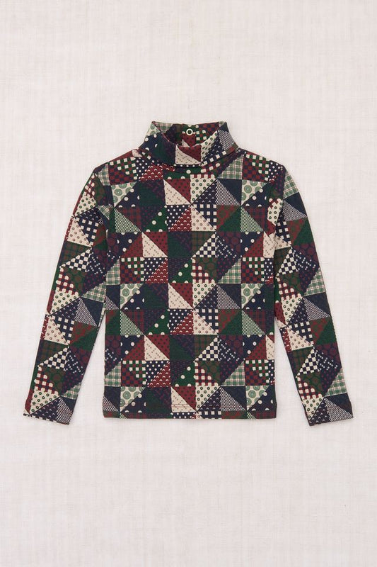+Misha&Puff+ Turtleneck - Madder Root Patchwork