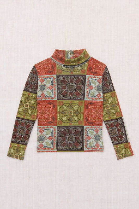+Misha&Puff+ Turtleneck - Chili Spice Cross Stitch
