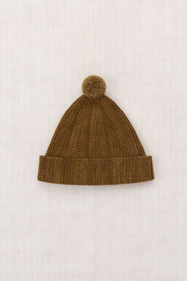 +Misha&Puff+ BABY GARTER HAT | NUTMEG