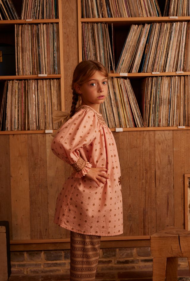 +Apolina+ CECE SMOCK DRESS - MEADOW CALICO RIBBON