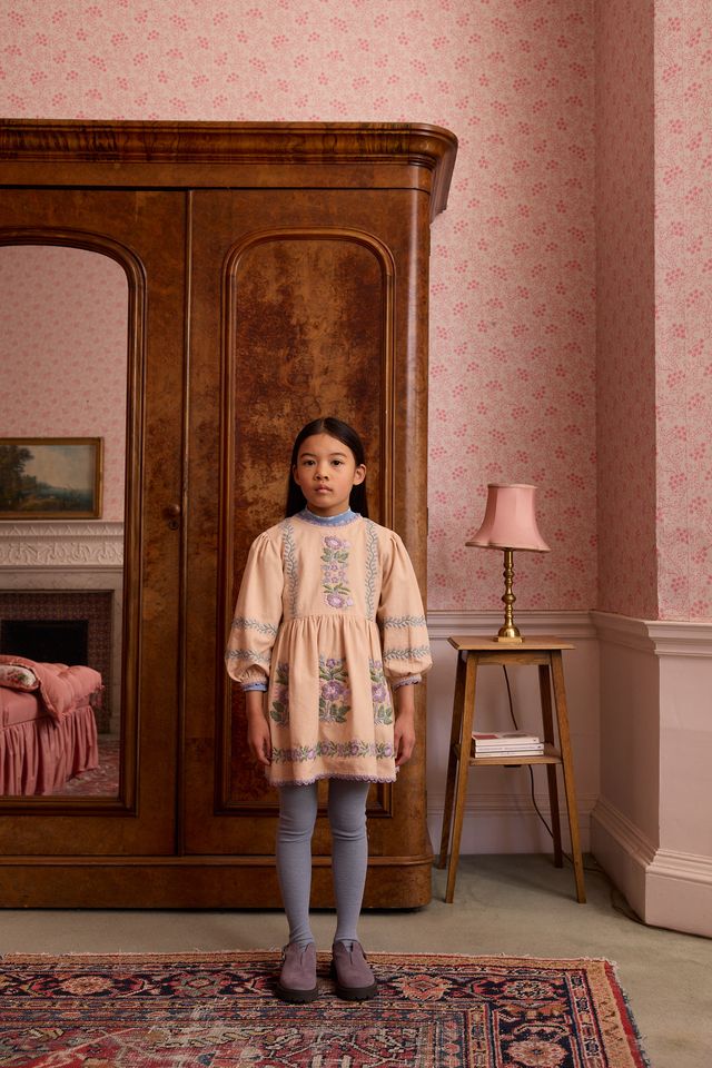 +Apolina+ PENELOPE DRESS | DRIED ROSE