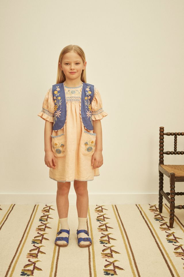 +Apolina+ DORA DRESS | Satin Pink