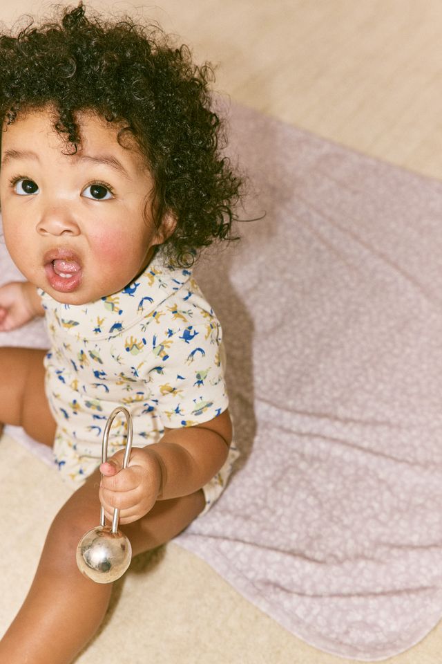 +Misha&Puff+ BABY PETIT COLLAR ONESIE | MARZIPAN CIRCUS
