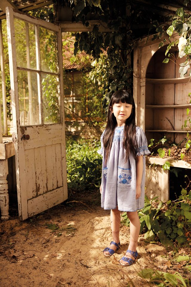 +Apolina+ DORA DRESS | BLUE-LILAC