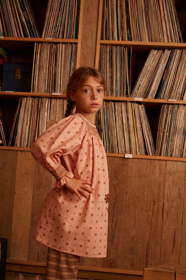 +Apolina+ CECE SMOCK DRESS - MEADOW CALICO RIBBON
