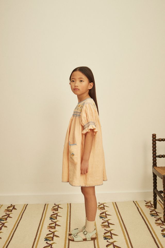 +Apolina+ DORA DRESS | Satin Pink