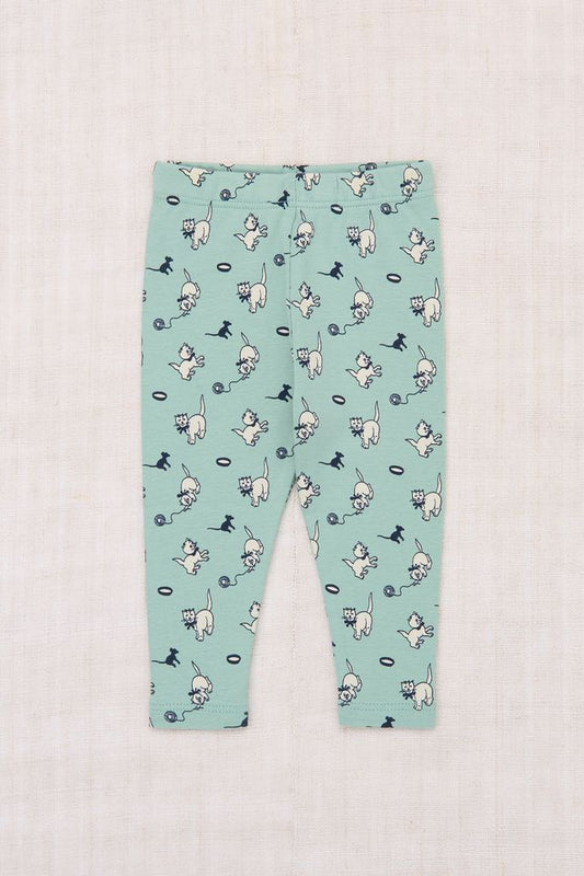 +Misha&Puff+ Baby Legging - Sage Cat & Mouse